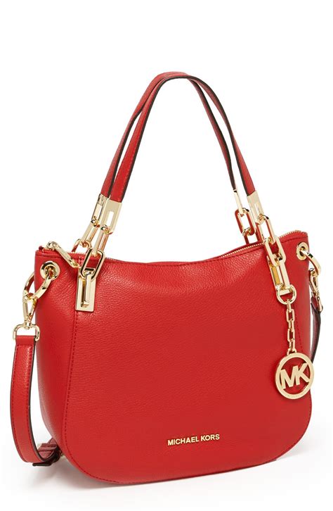 re michael kors red purse|Michael Kors red purse outlet.